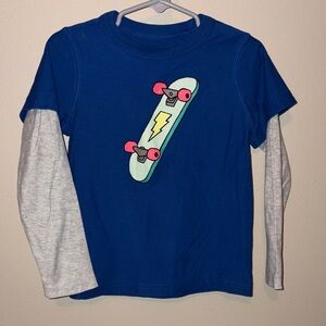 Tea Collection Skateboard Long Sleeve Tee